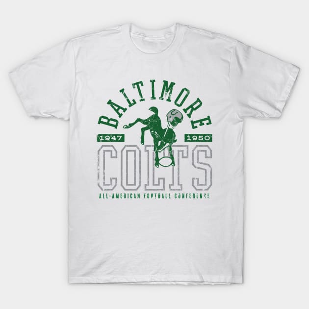 Baltimore Colts Football T-Shirt by MindsparkCreative